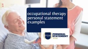 personal statement for occupational therapy school examples