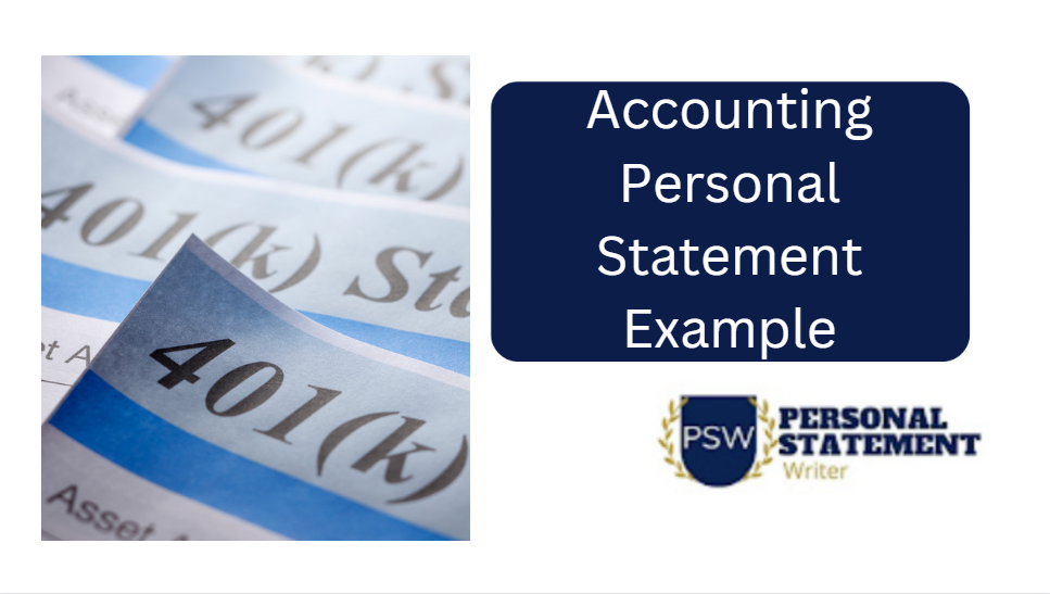 accounting personal statement opening lines